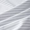 Cotton Cretonne casual stripes – light grey/white,  thumbnail number 2