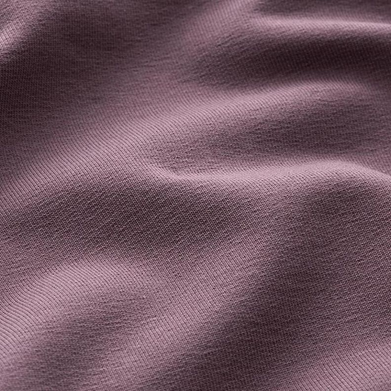 Light French Terry Plain – aubergine,  image number 4
