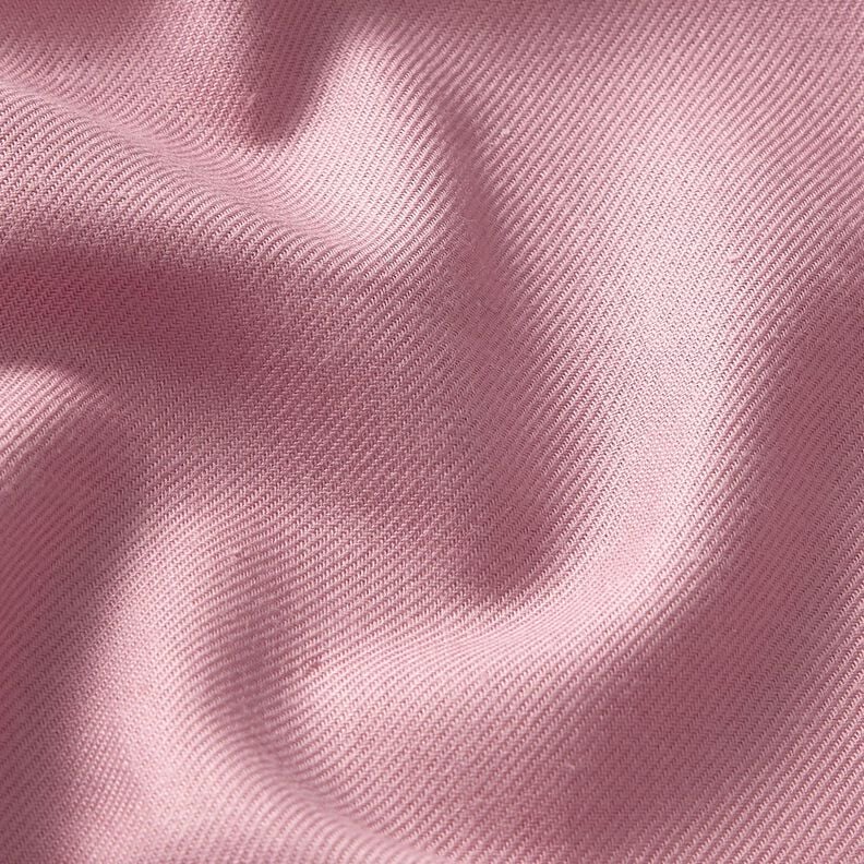Plain cotton viscose blend blouse fabric – dusky pink,  image number 2