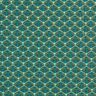 Coated Cotton sophisticated fans – petrol,  thumbnail number 1