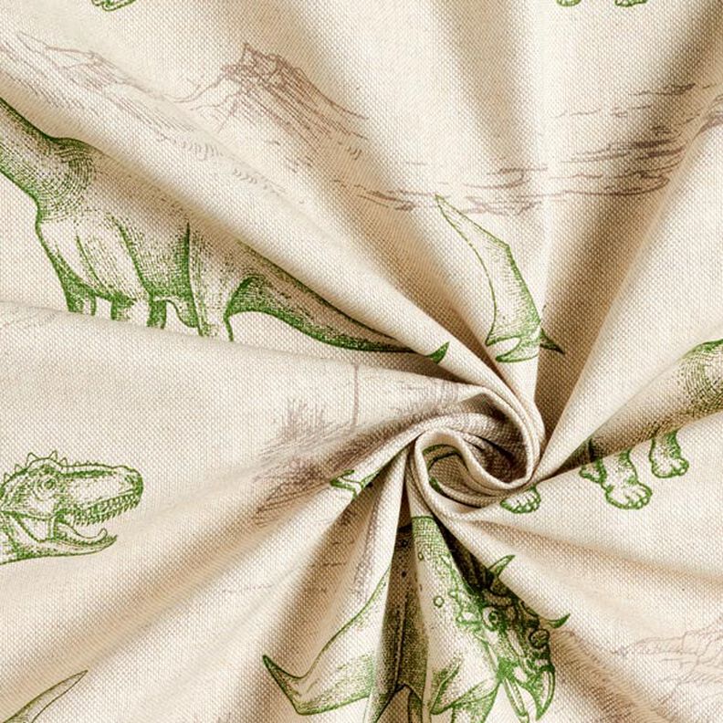 Half Panama Decor Fabric Dino,  image number 4