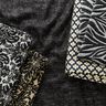 Glitter jersey zebra stripes – black/metallic silver,  thumbnail number 7