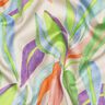 Sateen Leaves digital print| Poppy Fabrics – cream/light green,  thumbnail number 2