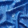 viscose fabric dandelions – royal blue/white,  thumbnail number 2