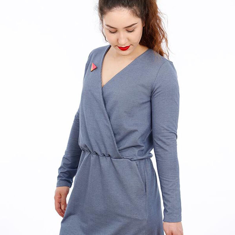FRAU VILMA Wrap-Look Jersey Dress | Studio Schnittreif | XS-XXL,  image number 4
