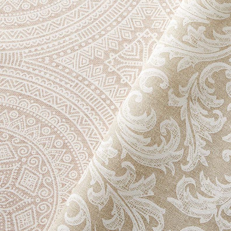 Decor Fabric Canvas Ornaments – natural/white,  image number 5