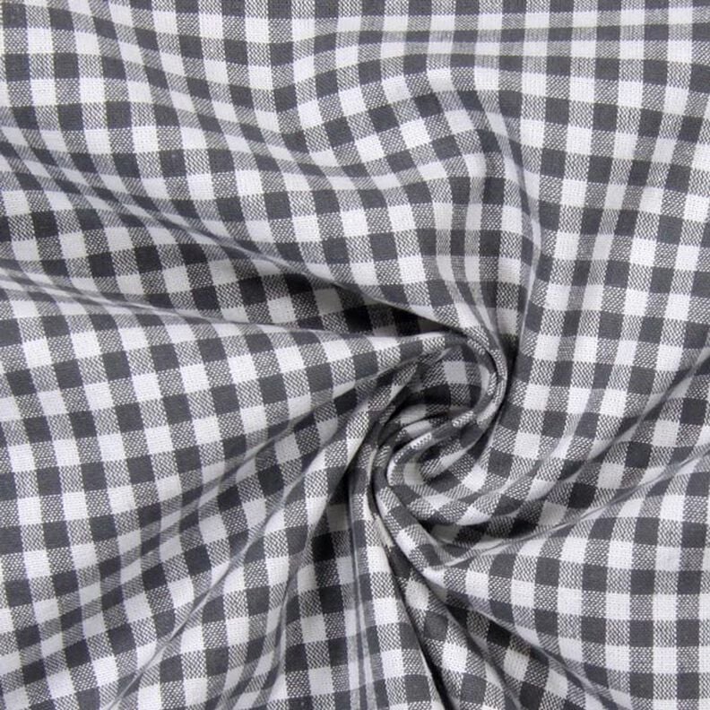 Cotton Vichy check 0,5 cm – pearl grey/white,  image number 2