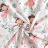 Cotton Poplin Flower fairies Digital Print – ivory,  thumbnail number 4