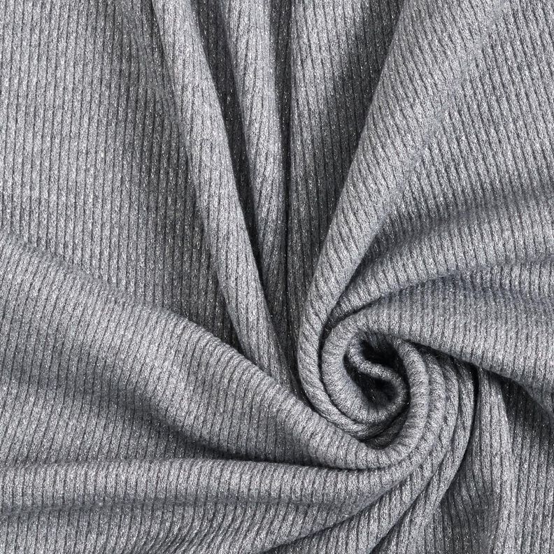 glitter ribbed knit – grey/silver,  image number 1