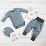 Cotton Jersey Funny Zebra – blue grey,  thumbnail number 7