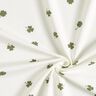 Cotton Jersey Clover Leaves – offwhite,  thumbnail number 3