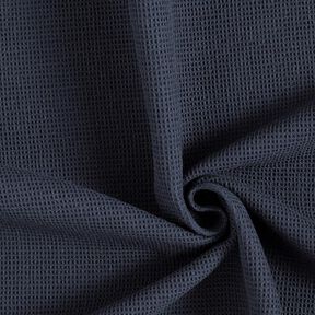 Waffle piqué Mini – navy blue, 