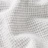 Bouclé boxes cotton fabric – white,  thumbnail number 2