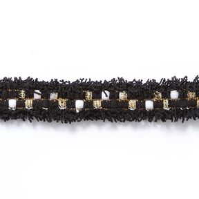Tweed Trim [20 mm] – black/gold, 