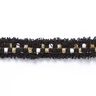 Tweed Trim [20 mm] – black/gold,  thumbnail number 1