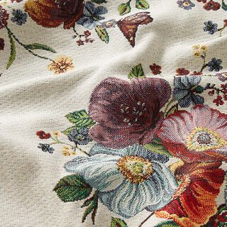 Tapestry Decor Fabric Panel Flowers – beige, 