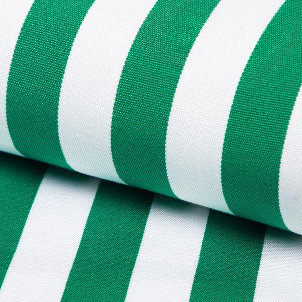Outdoor Deckchair fabric Longitudinal stripes, 44 cm – green,  image number 1