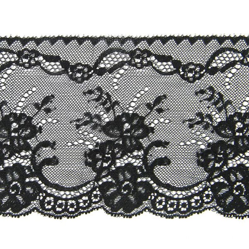 Wide Lace  - black,  image number 1