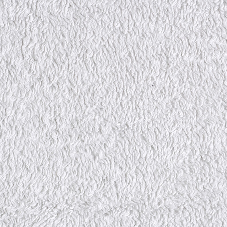 Plain cotton sherpa – light grey,  image number 1