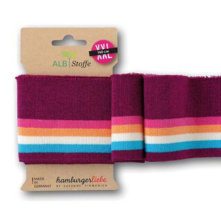 GOTS Organic Knit Ribbing CUFF ME COLLEGE [140 cm | 7,5 cm] | Albstoffe | Hamburger Liebe, 