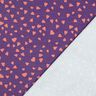 French Terry hearts | Poppy Fabrics – lilac/dusky pink,  thumbnail number 3