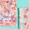 Cotton voile Stella | Nerida Hansen – apricot/lavender,  thumbnail number 5
