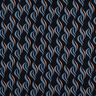 Stretch viscose abstract waves – blue-black/light wash denim blue,  thumbnail number 1