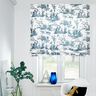 Decor Fabric Half Panama happy dancers 280 cm – ocean blue/white,  thumbnail number 6