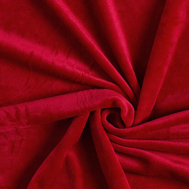 Stretch Velvet Nicky Velours – red,  image number 1