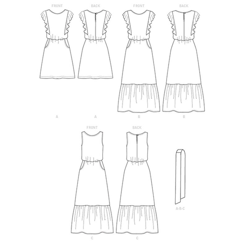 Dress, Butterick B6677 | 40-48,  image number 9