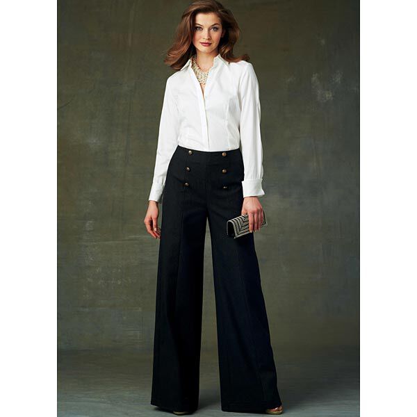 High-Waisted Pants, Very Easy Vogue9282 | 6 - 22,  image number 2