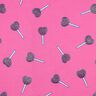 Cotton Jersey Glitter heart lollipops | Poppy Fabrics – pink,  thumbnail number 1