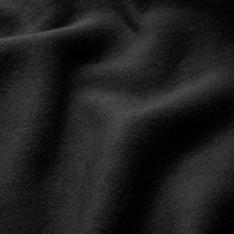 Cotton Fleece Plain – black,  image number 3