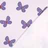 Brushed Sweatshirt Fabric Big Butterflies | Poppy Fabrics – pastel mauve/blue lilac,  thumbnail number 4