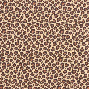 Cotton Cretonne small leopard print – beige/brown, 
