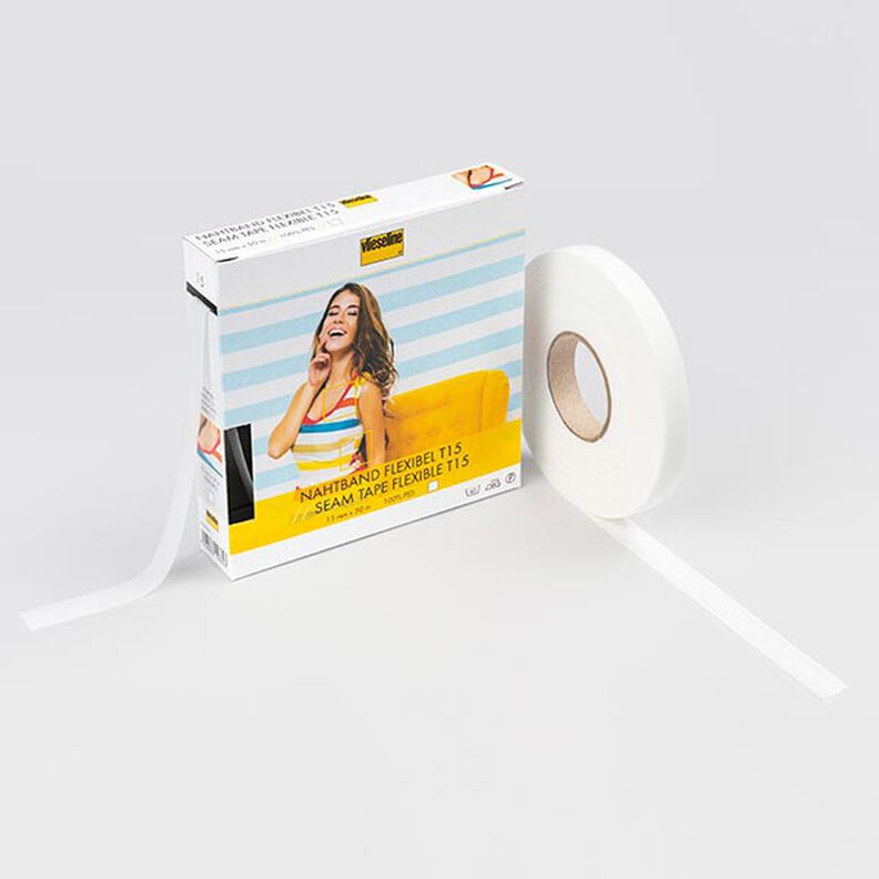 Seam Tape flexible T 15 [15 mm] | Vilene – white,  image number 1