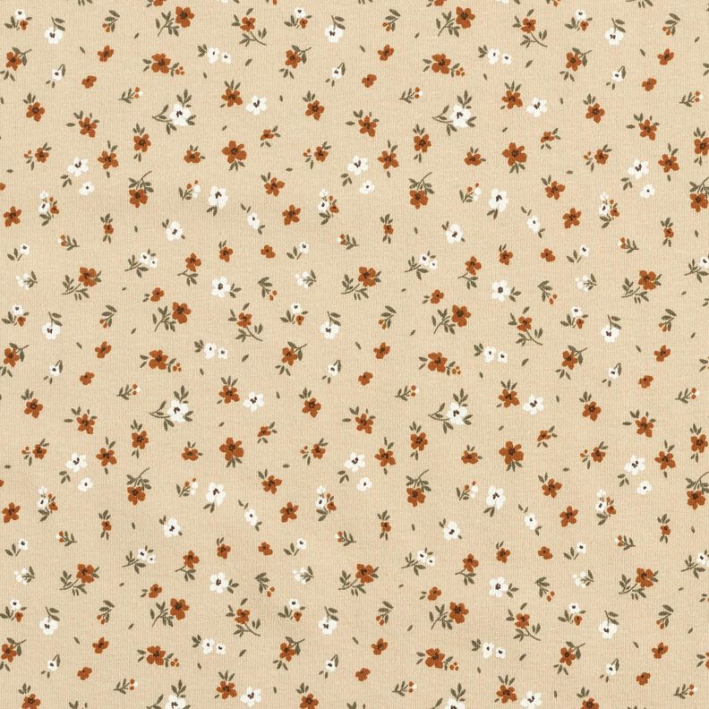 Cotton Jersey Millefleur &ndash; sand,  image number 1
