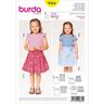 Toddlers' /Childrens' Shirt /Skirt, Burda 9364,  thumbnail number 1