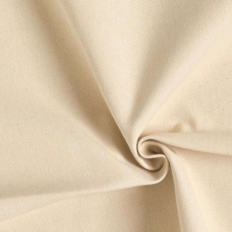 Decor Fabric Canvas waxed – light beige,  image number 1