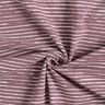 Cotton jersey scribble stripes – aubergine,  thumbnail number 3
