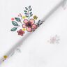 GOTS Cotton Jersey scattered flowers | Poppy Fabrics – white,  thumbnail number 4