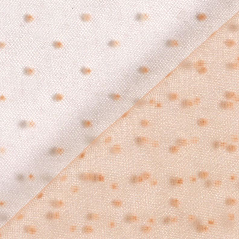Tulle velvet dots – beige,  image number 4