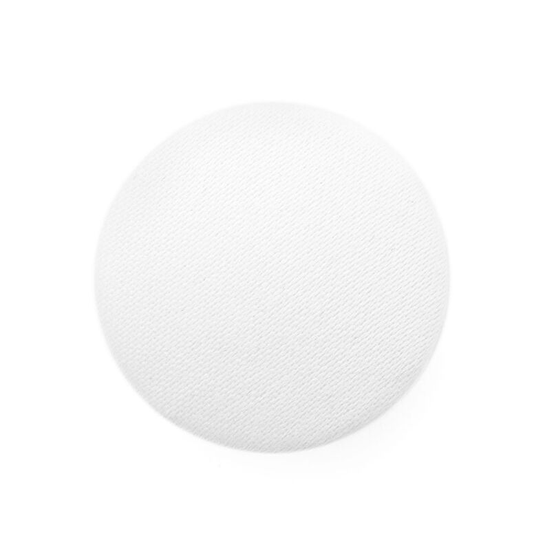 Covered button, Duchesse Satin – offwhite,  image number 1