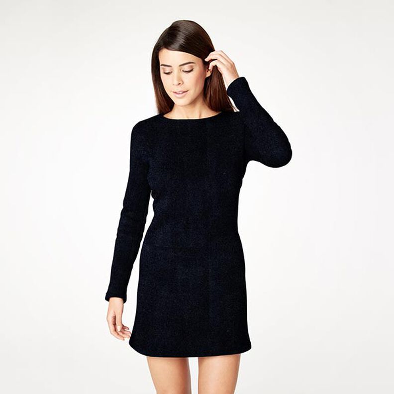 Stretch Velvet Nicky Velours – navy blue, image number 5