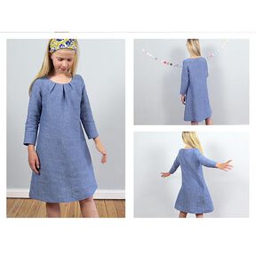 AMELAND Dress with Neckline Pleats | Studio Schnittreif | 86-152, 