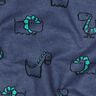 Cotton Flannel cheeky dinosaurs | Poppy Fabrics – denim blue/emerald green,  thumbnail number 2