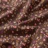 Cotton Cretonne Little Twigs – dark brown/grape,  thumbnail number 2