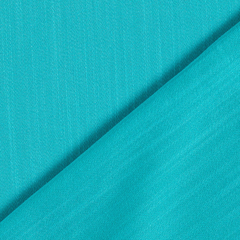 Textured cotton blend – turquoise,  image number 4