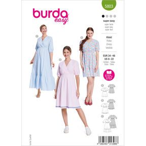 Dress | Burda 5803 | 34-48, 