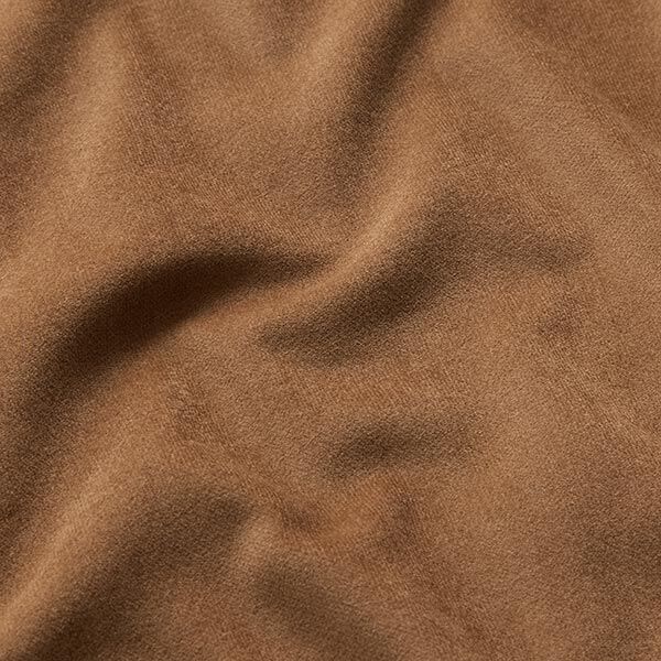 Stretch Velvet Plain Baby Cord – medium brown,  image number 2